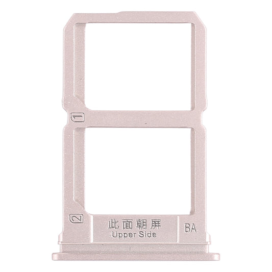 For Vivo X9 2 x SIM Card Tray (Gold)