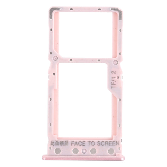 SIM Card Tray + SIM Card Tray / Micro SD Card Tray for Xiaomi Redmi 6 / Redmi 6A(Rose Gold)