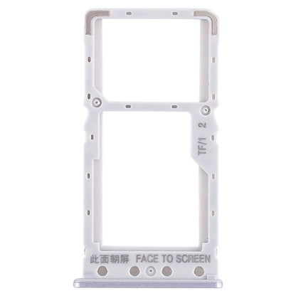 SIM Card Tray + SIM Card Tray / Micro SD Card Tray for Xiaomi Redmi 6 / Redmi 6A(Silver)