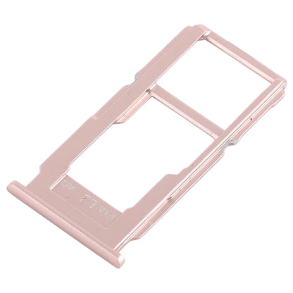 For OPPO R11s SIM Card Tray + SIM Card Tray / Micro SD Card Tray (Rose Gold)