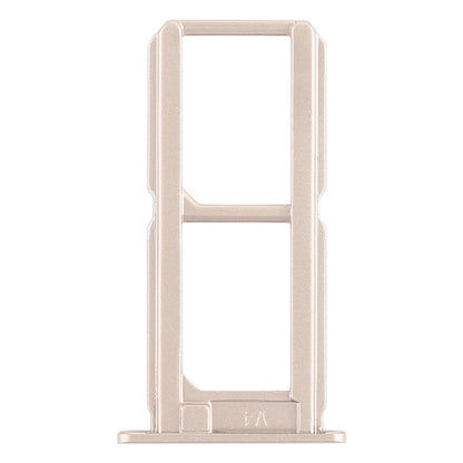 For Vivo X7 2 x SIM Card Tray (Gold)