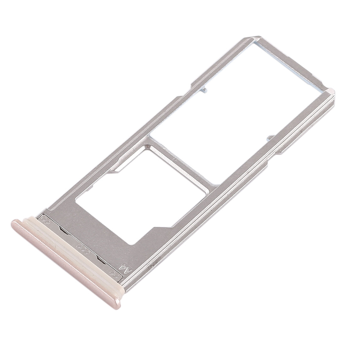 For Vivo Y79 2 x SIM Card Tray + Micro SD Card Tray (Gold)