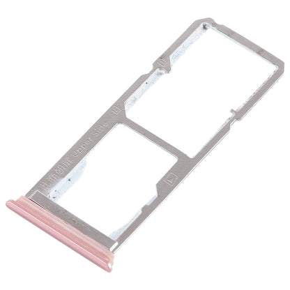 For Vivo Y75 2 x SIM Card Tray + Micro SD Card Tray (Rose Gold)