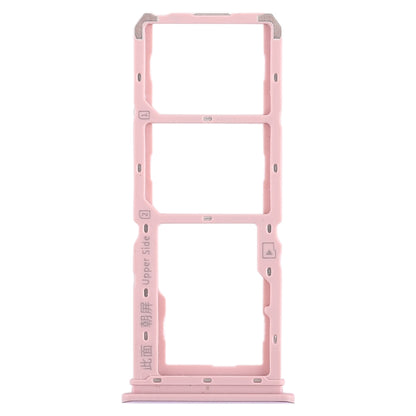 For Vivo Y97 2 x SIM Card Tray + Micro SD Card Tray (Rose Gold)