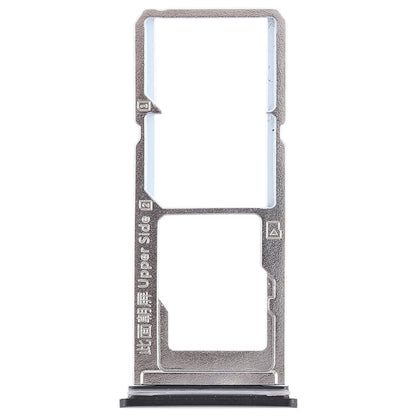 For Vivo Y85 / Z1 / Z1i / V9 Youth / V9 2 x SIM Card Tray + Micro SD Card Tray (Black)