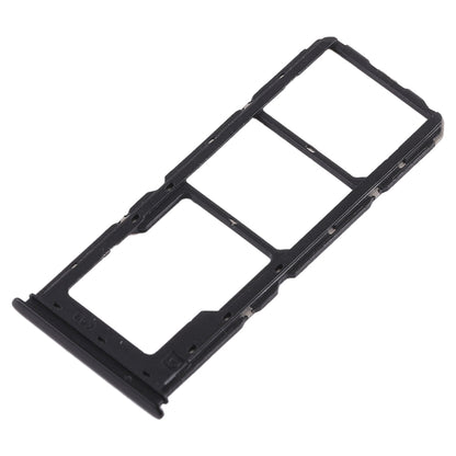 For Vivo Y93 2 x SIM Card Tray + Micro SD Card Tray (Black)