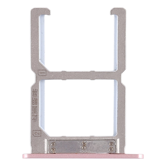 For Vivo X6S 2 x SIM Card Tray (Rose Gold)