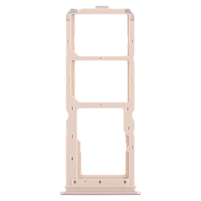 For Vivo Y71 2 x SIM Card Tray + Micro SD Card Tray (Rose Gold)