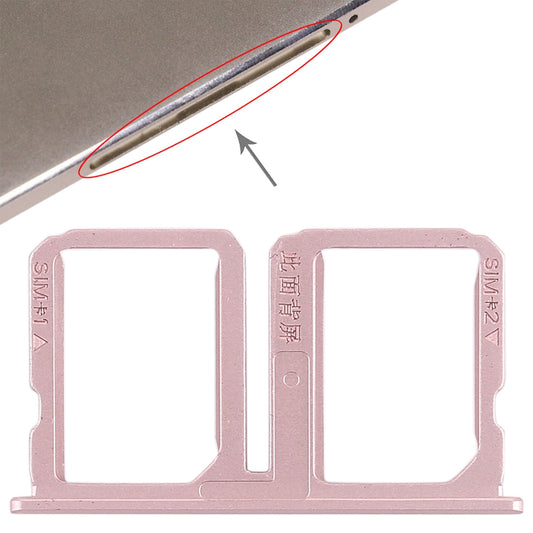 For Vivo Xplay5 2 x SIM Card Tray (Rose Gold)
