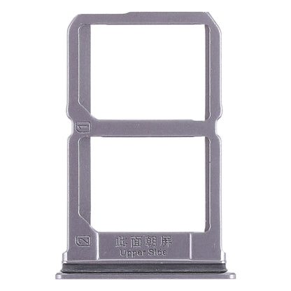 For Vivo X9s 2 x SIM Card Tray (Grey)