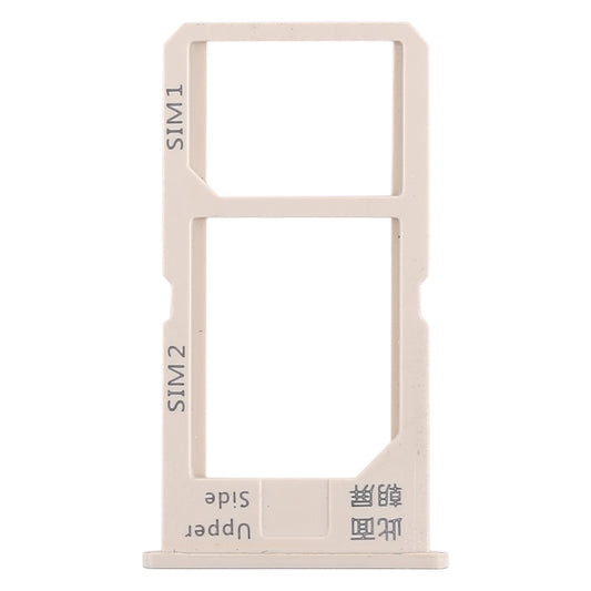 For Vivo Y55 2 x SIM Card Tray (Gold)