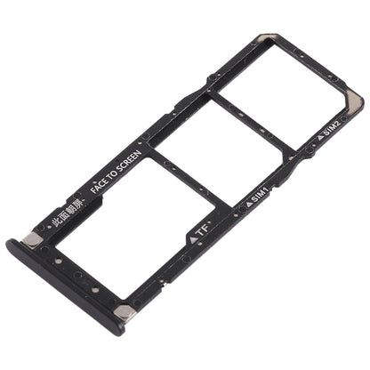 2 x SIM Card Tray + Micro SD Card Tray for Xiaomi Redmi 6 Pro(Black)