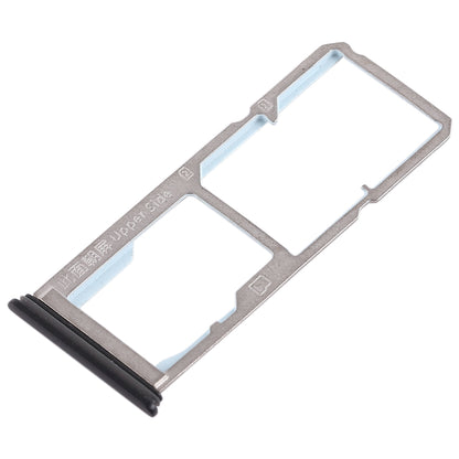 For Vivo Y69 2 x SIM Card Tray + Micro SD Card Tray (Black)