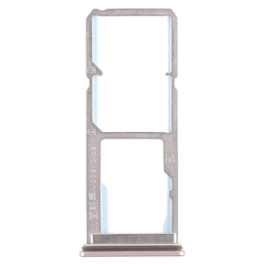 For Vivo Y69 2 x SIM Card Tray + Micro SD Card Tray (Gold)