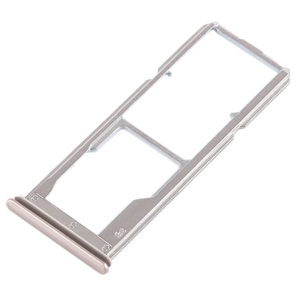 For Vivo Y69 2 x SIM Card Tray + Micro SD Card Tray (Gold)