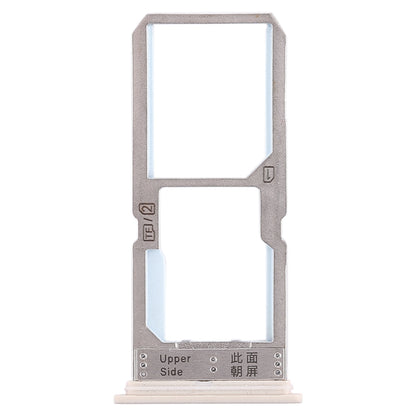 For Vivo Y67 SIM Card Tray + SIM Card Tray / Micro SD Card Tray (Gold)