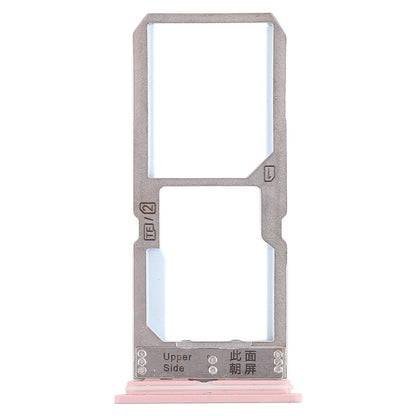 For Vivo Y67 SIM Card Tray + SIM Card Tray / Micro SD Card Tray (Rose Gold)