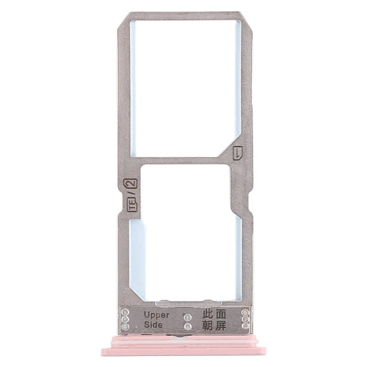 For Vivo Y67 SIM Card Tray + SIM Card Tray / Micro SD Card Tray (Rose Gold)