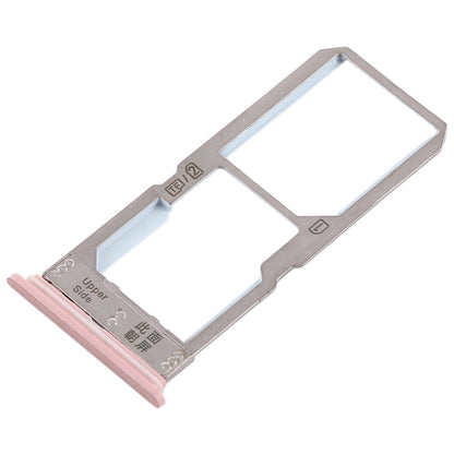 For Vivo Y67 SIM Card Tray + SIM Card Tray / Micro SD Card Tray (Rose Gold)