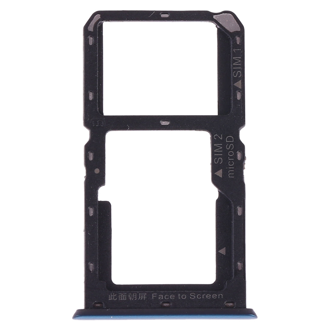 For OPPO A9 SIM Card Tray + SIM Card / Micro SD Card (Green)