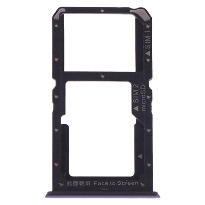 For OPPO A9 SIM Card Tray + SIM Card / Micro SD Card (Blue)