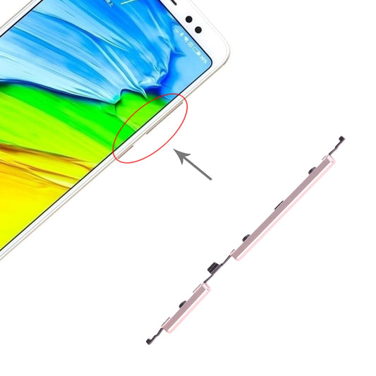 Power Button and Volume Control Button for Xiaomi Redmi Note 5 / Redmi Note 5 Pro(Gold)