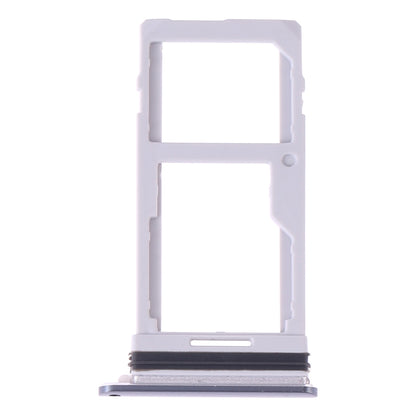 SIM Card Tray + SIM Card Tray / Micro SD Card Tray for LG G7 ThinQ G710 G710EM G710PM G710VMP G710ULM (Silver)