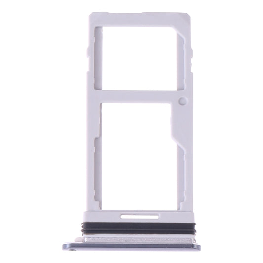 SIM Card Tray + SIM Card Tray / Micro SD Card Tray for LG G7 ThinQ G710 G710EM G710PM G710VMP G710ULM (Silver)