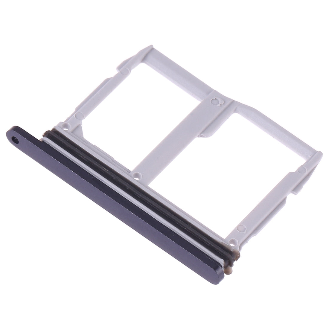 SIM Card Tray + Micro SD Card Tray for LG G6 H870 H871 H872 LS993 VS998 US997 H873(Black)