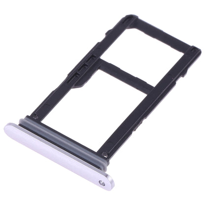 SIM Card Tray + SIM Card Tray / Micro SD Card Tray for LG V30 VS996 LS998U H933 LS998U (Silver)