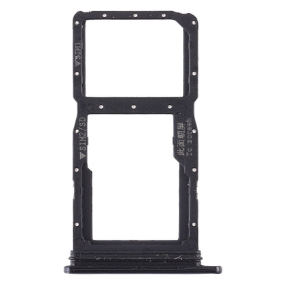 SIM Card Tray + SIM Card Tray / Micro SD Card Tray for Huawei Nova 5i (Black)