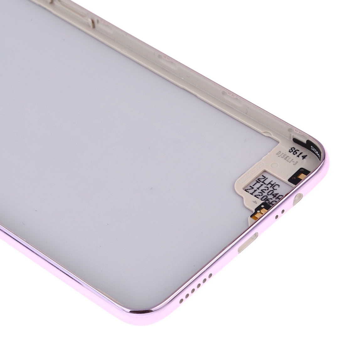 For OPPO A5 / A3s Back Cover with Frame (Pink)