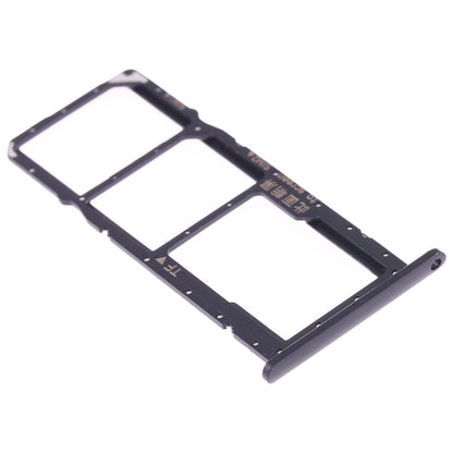 SIM Card Tray + SIM Card Tray + Micro SD Card Tray for Huawei Y7 (2019) / Y7 Pro (2019) / Y7 Prime (2019) (Black)