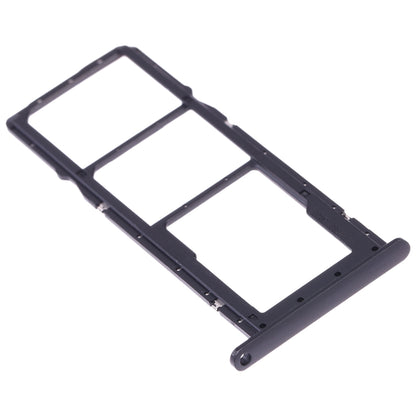 SIM Card Tray + SIM Card Tray + Micro SD Card Tray for Huawei Y7 (2019) / Y7 Pro (2019) / Y7 Prime (2019) (Black)