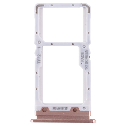 SIM Card Tray + SIM Card Tray / Micro SD Card Tray for Xiaomi Mi CC9 (Gold)