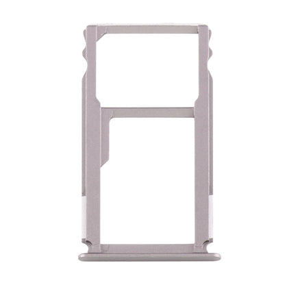 For Huawei Mate S Nano SIM Card Tray + Nano SIM / Micro SD Card Tray (Grey)