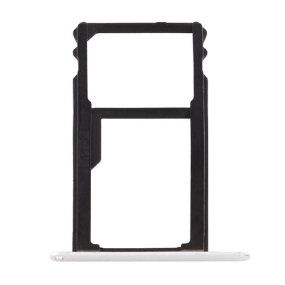 For Huawei Honor 7 Nano SIM Card Tray + Nano SIM / Micro SD Card Tray (Silver)