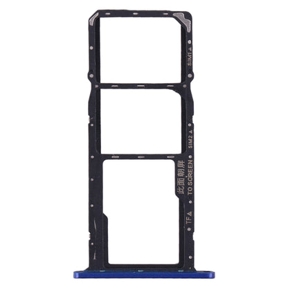 SIM Card Tray + SIM Card Tray + Micro SD Card Tray for Huawei Y5 (2019) (Blue)