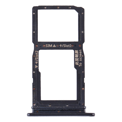 SIM Card Tray + SIM Card Tray / Micro SD Card Tray for Huawei Honor 9X / Honor 9X Pro(Black)