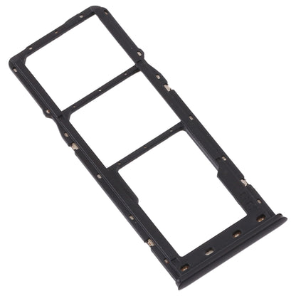 For OPPO Realme 3 Pro / Realme X Lite SIM Card Tray + SIM Card Tray + Micro SD Card Tray (Black)