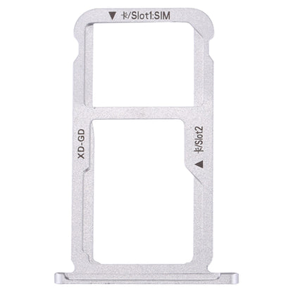 For Huawei Honor 6X / GR5 2017 SIM Card Tray & SIM / Micro SD Card Tray(Silver)