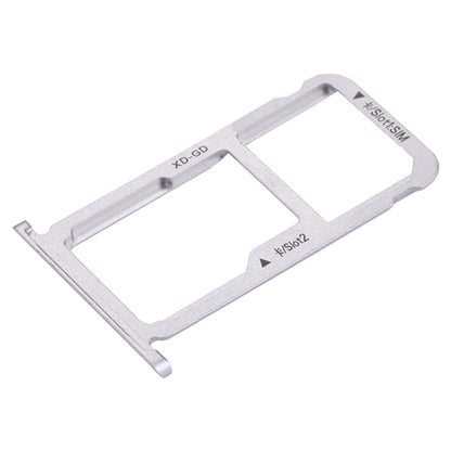For Huawei Honor 6X / GR5 2017 SIM Card Tray & SIM / Micro SD Card Tray(Silver)