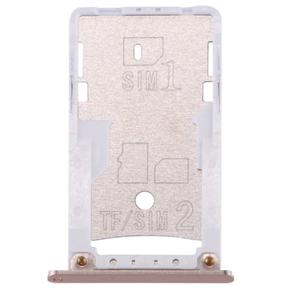 For Xiaomi Redmi 3 & 3s SIM & SIM / TF Card Tray(Gold)