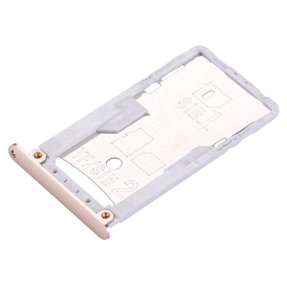 For Xiaomi Redmi 3 & 3s SIM & SIM / TF Card Tray(Gold)