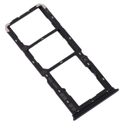 For Vivo S1 SIM Card Tray + SIM Card Tray + Micro SD Card Tray (Black)