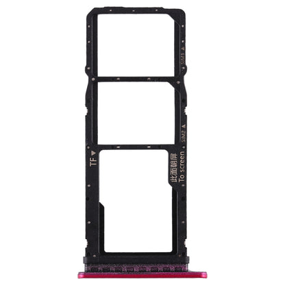 SIM Card Tray + SIM Card Tray + Micro SD Card Tray for Huawei Honor Play 3 (Red)