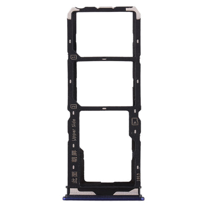 For Vivo  Y7s SIM Card Tray + SIM Card Tray + Micro SD Card Tray (Purple)