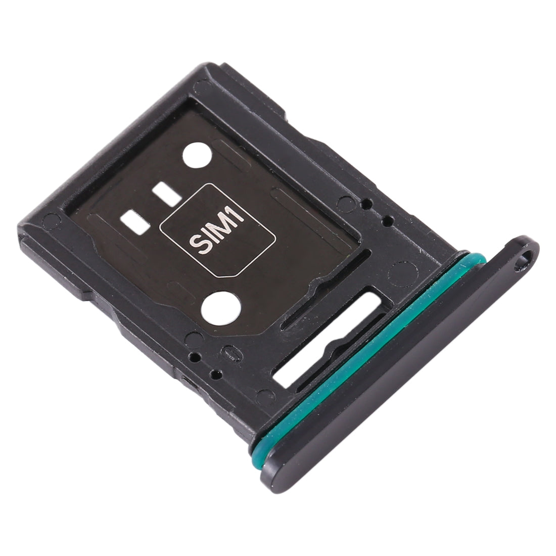 For OPPO Reno 10x zoom SIM Card Tray + SIM Card Tray / Micro SD Card Tray (Black)