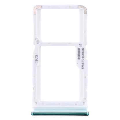 SIM Card Tray + SIM Card Tray / Micro SD Card Tray for Xiaomi Redmi Note 8 Pro (Green)