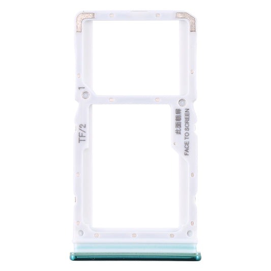 SIM Card Tray + SIM Card Tray / Micro SD Card Tray for Xiaomi Redmi Note 8 Pro (Green)